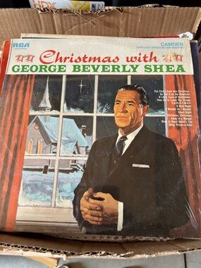 1964 vinyl record album is titled "Christmas with George Beverly Shea"